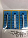 D TEMPERATURE MEASURING INDICATORS TEMP STRIPS TMG.08.D