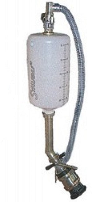 STAUBLI FILL BOTTLE, 25 LITER, 45° W/SOCKET (STA.SAF45.1025/RO)
