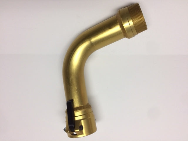FUEL TANK ELBOW ALUMINUM GOLD ANODIZED BSR.FR.1981