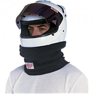 HELMET SKIRT, SFI 3.3/5 CARBON X, BLK STD SIZE SIM.23012.C